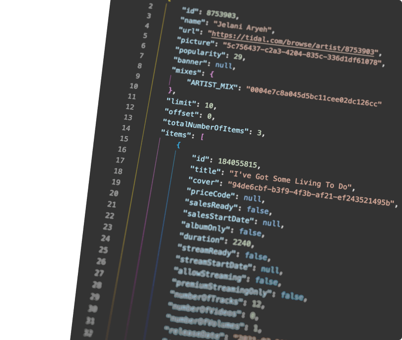 TIDAL Developer Portal